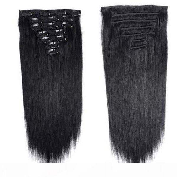 machine made remy straight clip in human hair extensions 100g 7pcs 100% human hair clips in no shedding, tangle free, Black;brown
machine made remy straight clip in human hair extensions 100g 7pcs 100% human hair clips in no shedding, tangle free, Black;brown
