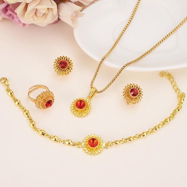 i new ethiopian gold red rainstone jewelry sets pendant/earrings/bangle gold stone africa ethiopia wedding set habesha eritrea, Silver
i new ethiopian gold red rainstone jewelry sets pendant/earrings/bangle gold stone africa ethiopia wedding set habesha eritrea, Silver