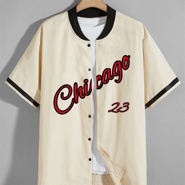 men letter print graphic baseball collar american streetwear style causal patchwork plaid basketball shirt 220304, White;black
men letter print graphic baseball collar american streetwear style causal patchwork plaid basketball shirt 220304, White;black