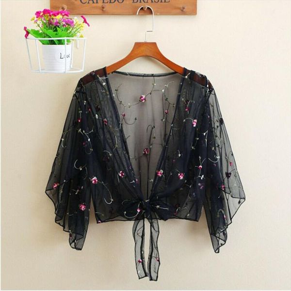 women and blouse 2021 shirt floral blouse cardigan thin outwear hollow out cover up femme grande taille et chemisier femme, White
women and blouse 2021 shirt floral blouse cardigan thin outwear hollow out cover up femme grande taille et chemisier femme, White