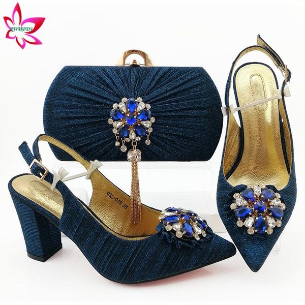2020 new royal blue fashion rhinestone woman shoes and matching bag set classics style pumps shoes and bag set for party, Black
2020 new royal blue fashion rhinestone woman shoes and matching bag set classics style pumps shoes and bag set for party, Black
