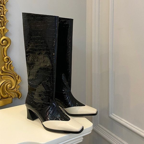 2021 new knee mark women high-quality woman as party black shoes long-size 40 ilet
2021 new knee mark women high-quality woman as party black shoes long-size 40 ilet