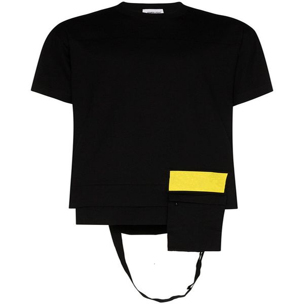 fashion brand men's street personalized pocket details short sleeve t-shirt version, White;black
fashion brand men's street personalized pocket details short sleeve t-shirt version, White;black