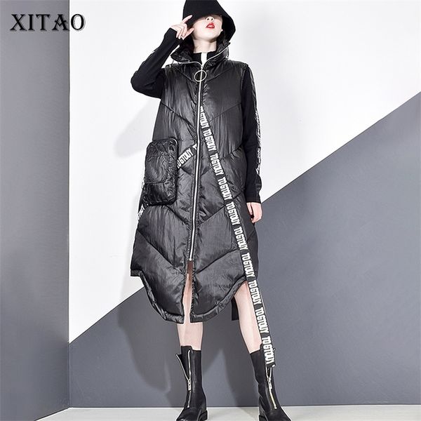 xitao women black sleeveless pocket loose vest new mandarin collar sleeveless casual vest female solid color coat zll2158 201211, Black;white
xitao women black sleeveless pocket loose vest new mandarin collar sleeveless casual vest female solid color coat zll2158 201211, Black;white