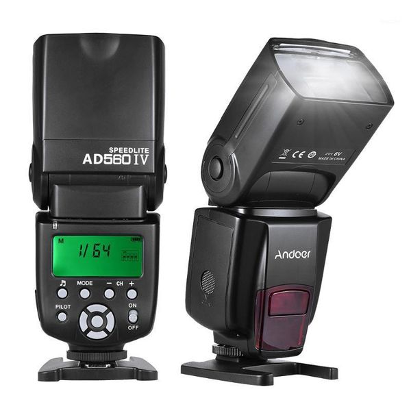 andoer ad560 iv 2.4g wireless universal on-camera slave speedlite flash light gn50 with flash trigger for for a71
andoer ad560 iv 2.4g wireless universal on-camera slave speedlite flash light gn50 with flash trigger for for a71