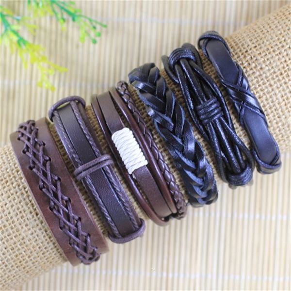 women factoryt2ihbracelets mens wrap high and quality handmade multilayer genuine leather bracelet with braided rope fas
women factoryt2ihbracelets mens wrap high and quality handmade multilayer genuine leather bracelet with braided rope fas
