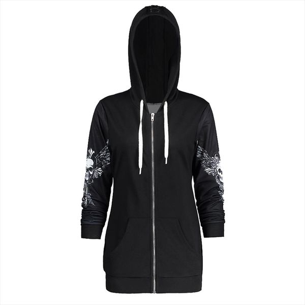autumn womens skull wings print halloween zip up hoodie long sleeve spring sweatshirts coat cool hoodies sudaderas mujer, Black
autumn womens skull wings print halloween zip up hoodie long sleeve spring sweatshirts coat cool hoodies sudaderas mujer, Black