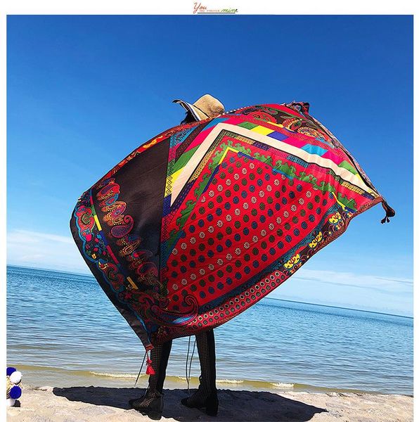 scarves ethnic style scarf women vintage cashew print shawl wrap large size foulard bandana spring summer beach cover up hijab, Blue;gray
scarves ethnic style scarf women vintage cashew print shawl wrap large size foulard bandana spring summer beach cover up hijab, Blue;gray