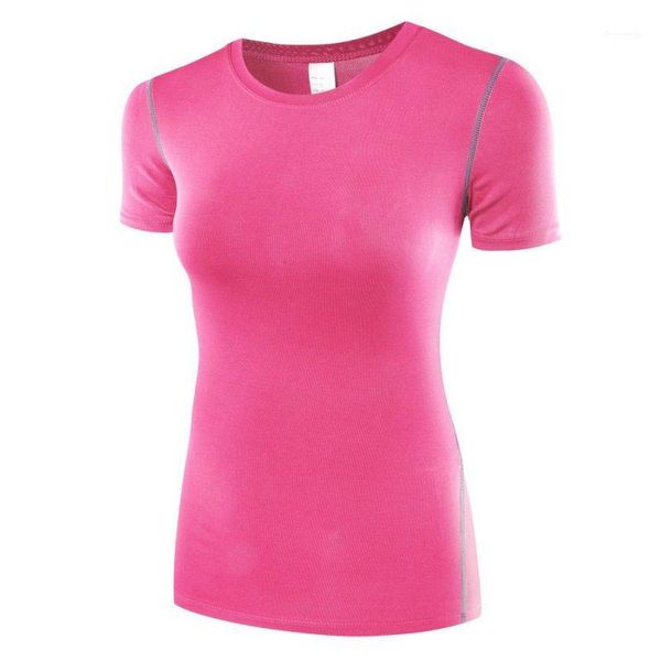 women quick dry running sports short sleeve t shirt women professional fitness sports outdoor elastic tee1, Black;blue
women quick dry running sports short sleeve t shirt women professional fitness sports outdoor elastic tee1, Black;blue