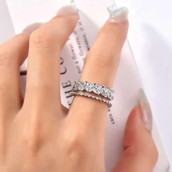 korean fresh micro inlaid zircon leaf double layer female personality full broken diamond water drop superimposed open ring, Silver
korean fresh micro inlaid zircon leaf double layer female personality full broken diamond water drop superimposed open ring, Silver