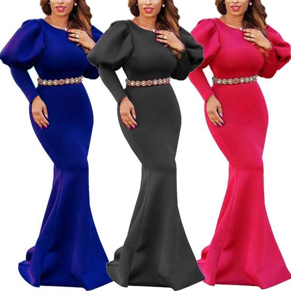 2021 women elegant party maxi dresses mermaid cotton long sleeve african fashion bodycon vintage long dress winter autumn, Black;gray
2021 women elegant party maxi dresses mermaid cotton long sleeve african fashion bodycon vintage long dress winter autumn, Black;gray