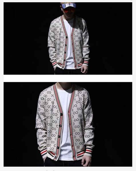 autumn new style knitted cardigan men's wear korean version casual loose sweater small coat, White;black
autumn new style knitted cardigan men's wear korean version casual loose sweater small coat, White;black