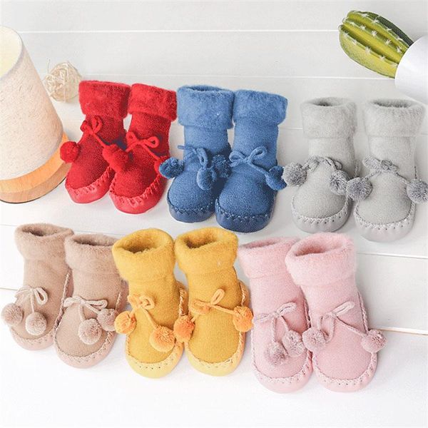 first walkers soft cotton knitted baby shoes winter toddler non-slip warm thick velvet floor socks for infant boys and girls
first walkers soft cotton knitted baby shoes winter toddler non-slip warm thick velvet floor socks for infant boys and girls
