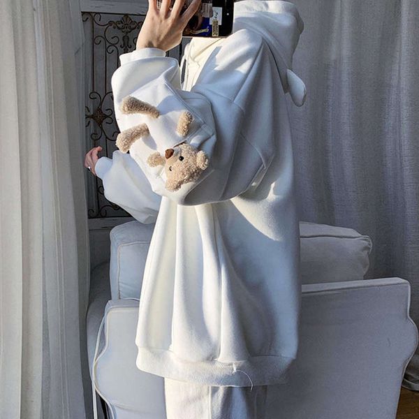 design sense three-dimensional bear decoration plush thickened sweater men's autumn and winter inspi shuai fried street coat man, Black
design sense three-dimensional bear decoration plush thickened sweater men's autumn and winter inspi shuai fried street coat man, Black