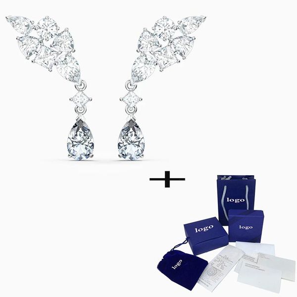 swa 2021 new and elegant tennis deluxe cluster mixed stud earrings, high-quality jewelry for girlfriend anniversary gifts, Golden;silver
swa 2021 new and elegant tennis deluxe cluster mixed stud earrings, high-quality jewelry for girlfriend anniversary gifts, Golden;silver