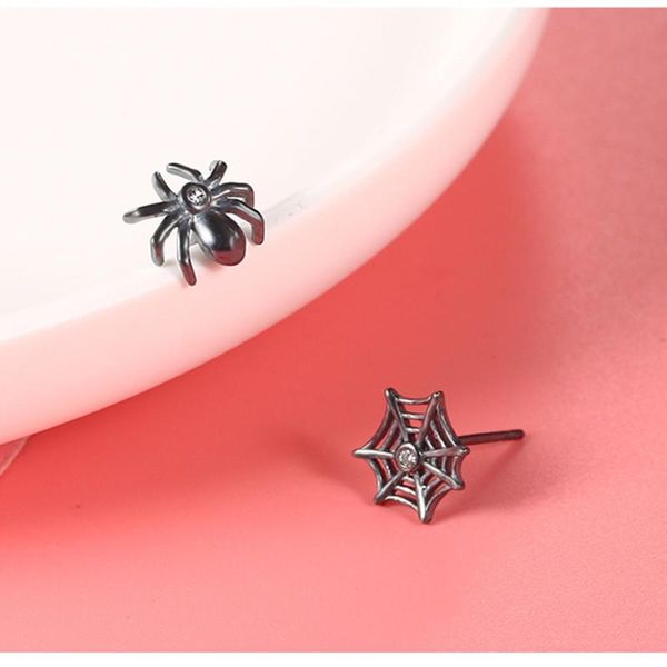 buyee 100% 925 sterling silver punk earring women vivid black spider mesh asymmetric earring for women men punk rock jewelry, Golden;silver
buyee 100% 925 sterling silver punk earring women vivid black spider mesh asymmetric earring for women men punk rock jewelry, Golden;silver