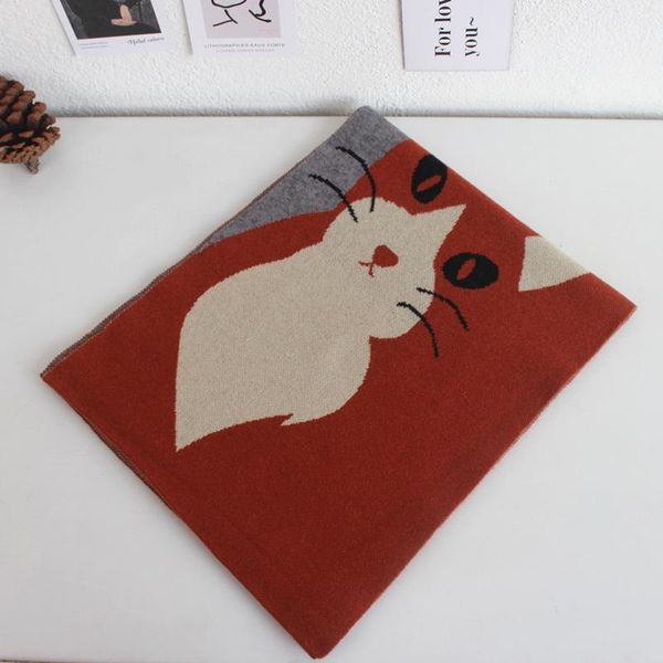 japanese new style warm contrast scarves for women in autumn and winter 2020 cute jacquard cat medium length knitted heavy shawl, Blue;gray
japanese new style warm contrast scarves for women in autumn and winter 2020 cute jacquard cat medium length knitted heavy shawl, Blue;gray