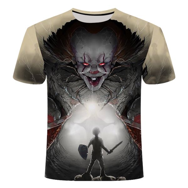 horror movie it penny wise clown joker cool man 3d print shirts comics kawaii funny men clothing
horror movie it penny wise clown joker cool man 3d print shirts comics kawaii funny men clothing