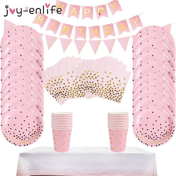 pink girls tableware paper cups plates napkin baby shower disposable birthday party favors decorations
pink girls tableware paper cups plates napkin baby shower disposable birthday party favors decorations