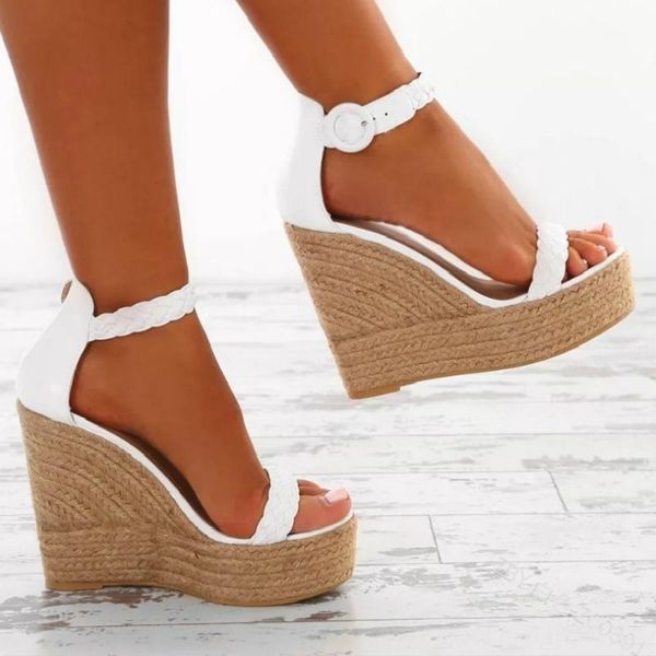 2020 women platform wedge zip summer sandals shoes ladies buckle strap knitted party high heels sandals shoes size 431, Black
2020 women platform wedge zip summer sandals shoes ladies buckle strap knitted party high heels sandals shoes size 431, Black