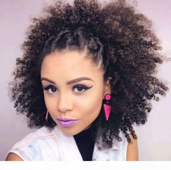 drawstring afro kinky curly ponytail human hair non-remy indian hair extensions pony tail for african american brown puff chignon updo 120g, Black
drawstring afro kinky curly ponytail human hair non-remy indian hair extensions pony tail for african american brown puff chignon updo 120g, Black