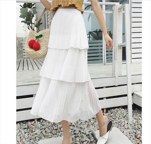 spring summer women ruffles skirts long white black skirts 2020 elegant chiffon layers cake tulle skirt for women girls beach
spring summer women ruffles skirts long white black skirts 2020 elegant chiffon layers cake tulle skirt for women girls beach