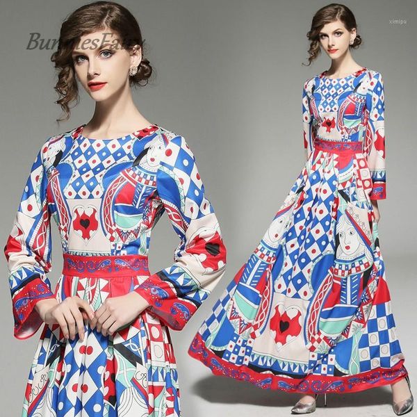 bunniesfairy 2018 european runway designer long sleeves character abstract geometric printed dress slim waist long robe vestidos1, White;black
bunniesfairy 2018 european runway designer long sleeves character abstract geometric printed dress slim waist long robe vestidos1, White;black