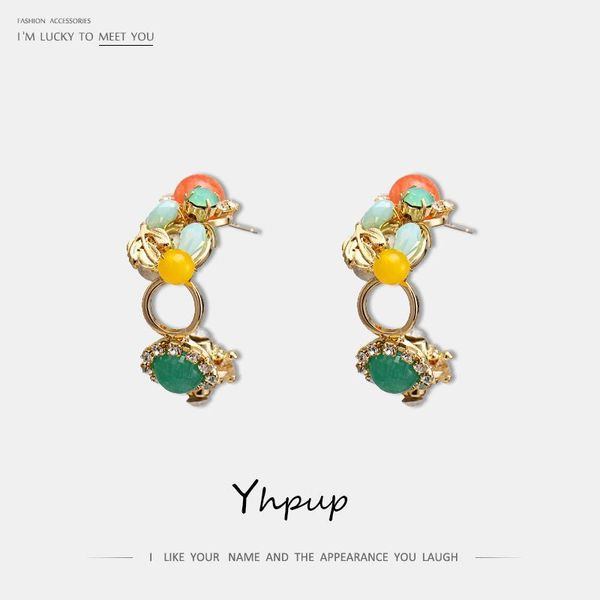 yhpup 2020 exquisite luxury rhinestone crystal stud earrings stone geometric statement earrings s925 female wedding jewelry gift1, Golden;silver
yhpup 2020 exquisite luxury rhinestone crystal stud earrings stone geometric statement earrings s925 female wedding jewelry gift1, Golden;silver