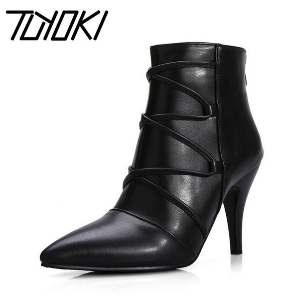 tuyoki plus size 32-44 ankle boots for women brand cross tied add fur warm winter shoes women zipper thin heels footwear, Black
tuyoki plus size 32-44 ankle boots for women brand cross tied add fur warm winter shoes women zipper thin heels footwear, Black