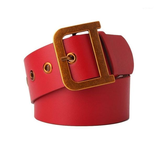 belts women's jeans belt retro casual gold d buckle wide fashion dress punch accessories1, Black;brown
belts women's jeans belt retro casual gold d buckle wide fashion dress punch accessories1, Black;brown