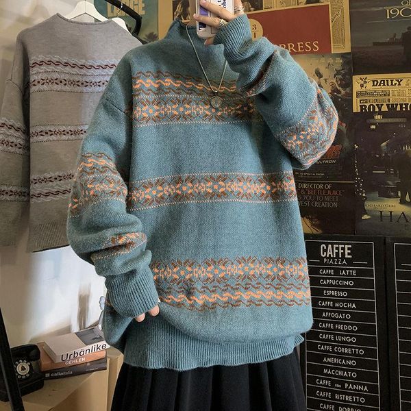 men's sweaters 2021 autumn and winter youth loose personality cartoon printed sweater fashion casual all-match pullover, White;black
men's sweaters 2021 autumn and winter youth loose personality cartoon printed sweater fashion casual all-match pullover, White;black