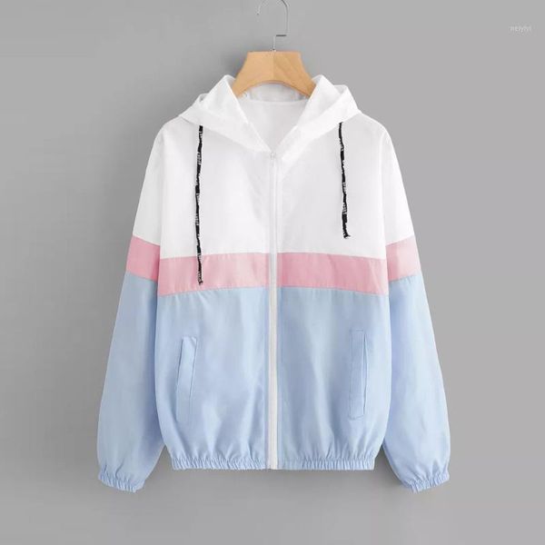 women's jackets women long sleeve patchwork thin skinsuits hooded zipper pockets autumn sport coat for students teenager girls harajuku, Black;brown
women's jackets women long sleeve patchwork thin skinsuits hooded zipper pockets autumn sport coat for students teenager girls harajuku, Black;brown