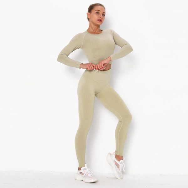 yoga outfits seamless long-sleeve suit hip lift fitness sports female gym tight leggings with shirt high waist running set1, White;red
yoga outfits seamless long-sleeve suit hip lift fitness sports female gym tight leggings with shirt high waist running set1, White;red