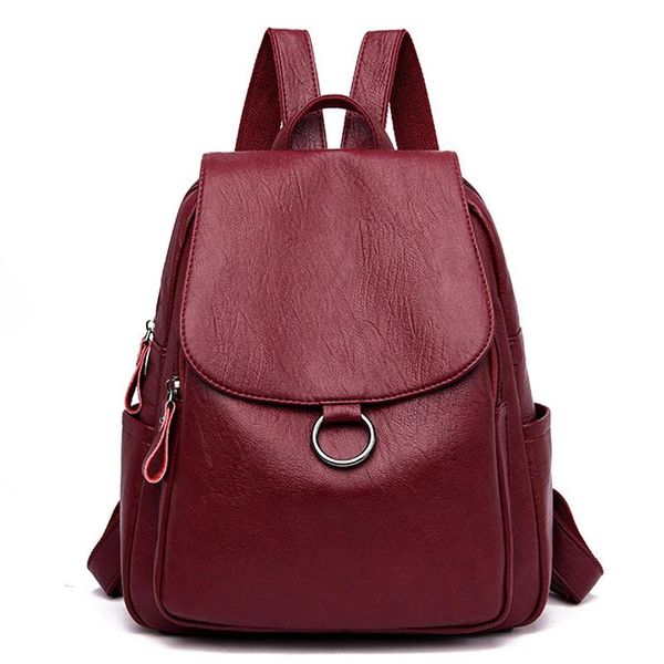 women backpack students school bags for teenage girls soft leather casual anti theft backpack mochila feminina bagpack rucksack
women backpack students school bags for teenage girls soft leather casual anti theft backpack mochila feminina bagpack rucksack