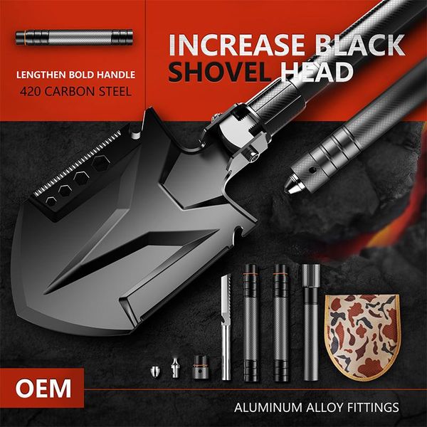 spade & shovel multi-functional engineering set wild survival tool camping equipment folding with a bag
spade & shovel multi-functional engineering set wild survival tool camping equipment folding with a bag