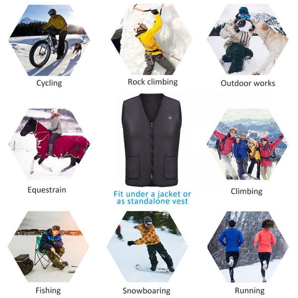 men electric heated vest usb heating winter thermal cloth feather camping hiking warm hunting jacket outdoor kg-56, Gray;blue
men electric heated vest usb heating winter thermal cloth feather camping hiking warm hunting jacket outdoor kg-56, Gray;blue