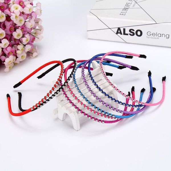 fashion europe and america headwear for girl multicolors rope wrapped crystal hairbands high grade stones hair clips for student1, Slivery;white
fashion europe and america headwear for girl multicolors rope wrapped crystal hairbands high grade stones hair clips for student1, Slivery;white