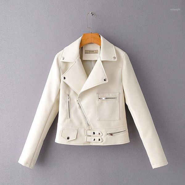 kenntrice 2020 classic pu leather jacket women moto biker coat short rivet jackets white female streetwear fashion outerwear1, Black
kenntrice 2020 classic pu leather jacket women moto biker coat short rivet jackets white female streetwear fashion outerwear1, Black