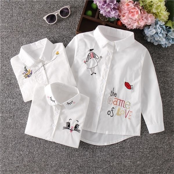 new arrival girls white blouse fall cute long sleeves children cartoon shirts girl blouses cat teenager school clothes kids lj200819, White;black
new arrival girls white blouse fall cute long sleeves children cartoon shirts girl blouses cat teenager school clothes kids lj200819, White;black