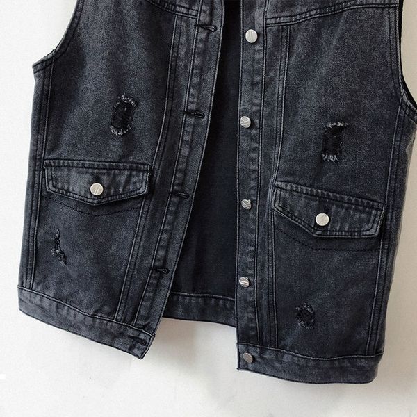new nova 2021 moda primavera preto denim colete feminino casaco breasted collar roupas femininas y164 mz9t, Black;white
new nova 2021 moda primavera preto denim colete feminino casaco breasted collar roupas femininas y164 mz9t, Black;white