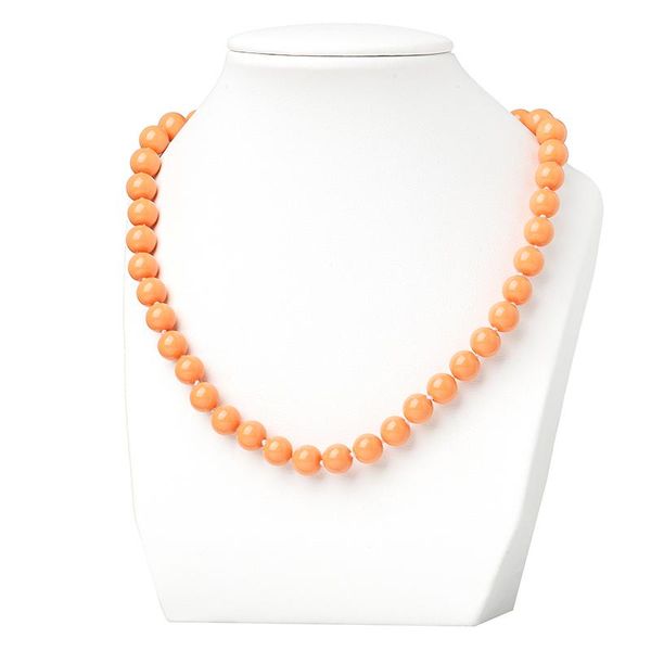 wholesale orange synthetic glass pearl stone beads 8mm size for manual diy necklace 18inch charm generous ladies h406, Silver
wholesale orange synthetic glass pearl stone beads 8mm size for manual diy necklace 18inch charm generous ladies h406, Silver