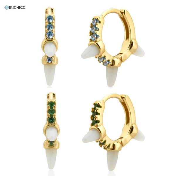 hoop & huggie kikichicc 100% 925 sterling silver white spike hoops luxury cz rock punk piercing crystal fine jewelry for women statement jew, Golden;silver
hoop & huggie kikichicc 100% 925 sterling silver white spike hoops luxury cz rock punk piercing crystal fine jewelry for women statement jew, Golden;silver