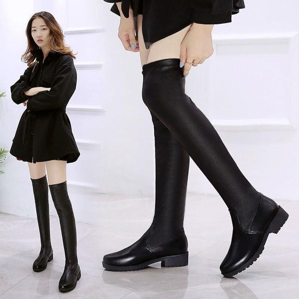 women boots european and american new plus velvet leather boots women's high-heeled winter round toe short plush, Black
women boots european and american new plus velvet leather boots women's high-heeled winter round toe short plush, Black