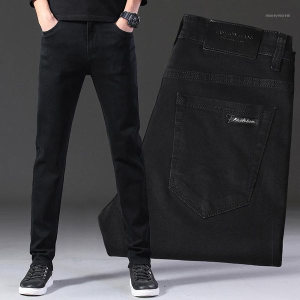 men's jeans 2021 autumn section youth black business stretch casual fashion cotton soft street long pants straight biker men1, Blue
men's jeans 2021 autumn section youth black business stretch casual fashion cotton soft street long pants straight biker men1, Blue