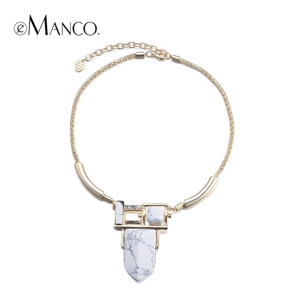 emanco stylish minimalist geometric choker chain necklaces & pendants women white natural stones gold-color jewelry y200323, Silver
emanco stylish minimalist geometric choker chain necklaces & pendants women white natural stones gold-color jewelry y200323, Silver