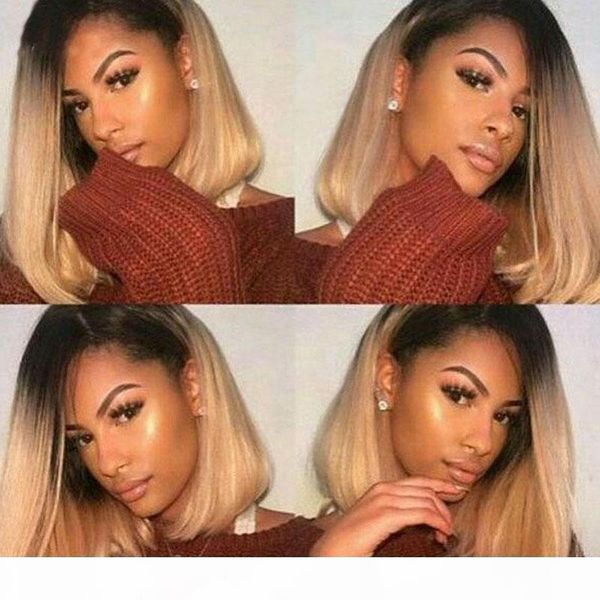 fashion short ombre blonde lace front wigs with baby hair 1b 27 straight human hair blonde bob wig for black women 150% density, Black;brown
fashion short ombre blonde lace front wigs with baby hair 1b 27 straight human hair blonde bob wig for black women 150% density, Black;brown