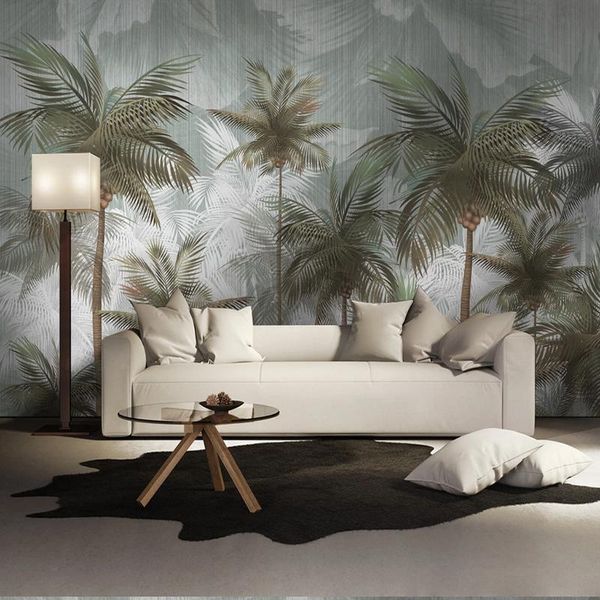 wallpapers custom mural wallpaper green vintage tropical leaves wall cloth living room tv sofa backdrop painting modern 3 d
wallpapers custom mural wallpaper green vintage tropical leaves wall cloth living room tv sofa backdrop painting modern 3 d