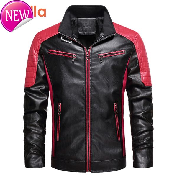 luulla men 2020 autumn brand new motor biker fashion leather jacket coat men spring casual outwear faux leather jacket men 4xl, Black
luulla men 2020 autumn brand new motor biker fashion leather jacket coat men spring casual outwear faux leather jacket men 4xl, Black