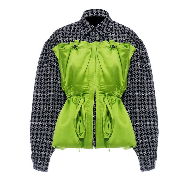 loose fit plaid drawstring split big size jacket new lapel long sleeve women coat fashion tide spring autumn 2021, Black;brown
loose fit plaid drawstring split big size jacket new lapel long sleeve women coat fashion tide spring autumn 2021, Black;brown