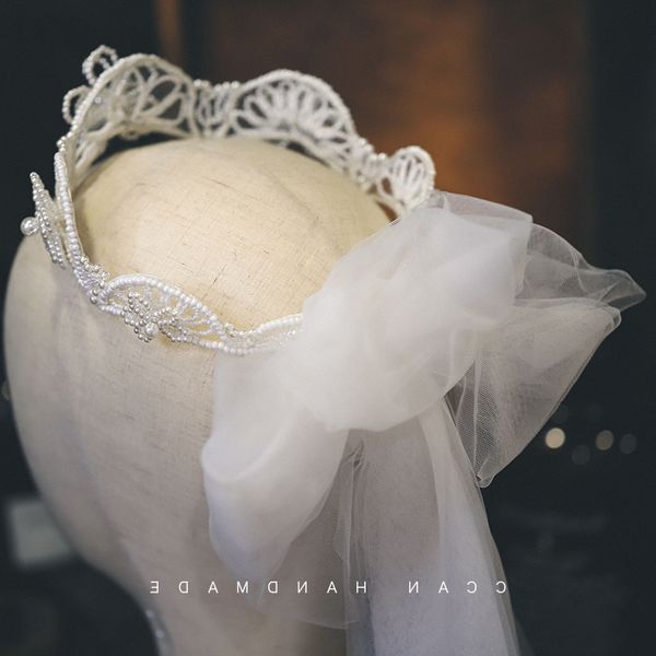 ilace love to see beaded the new headband crown brides wedding headdress studio p and makeup pan hair modeling, Silver
ilace love to see beaded the new headband crown brides wedding headdress studio p and makeup pan hair modeling, Silver